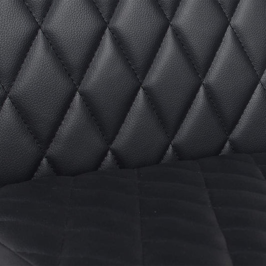 4X Faux Leather Dining Chairs PU Padded Dining Room Kitchen Chair Set Family