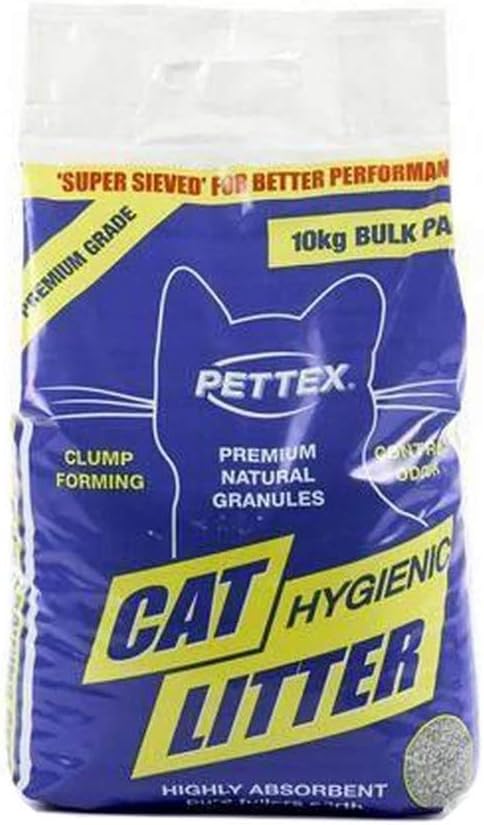Pettex Premium Cat Litter Biodegradable Highly Absorbent No Mess Litter 10 Kg