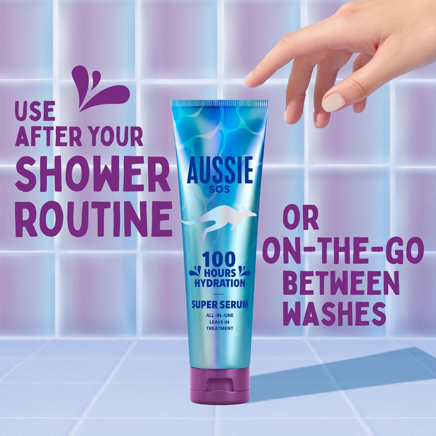 Aussie Super Serum Leave in Conditioner Hair Serum Treatment, for Dry, Damaged Hairs