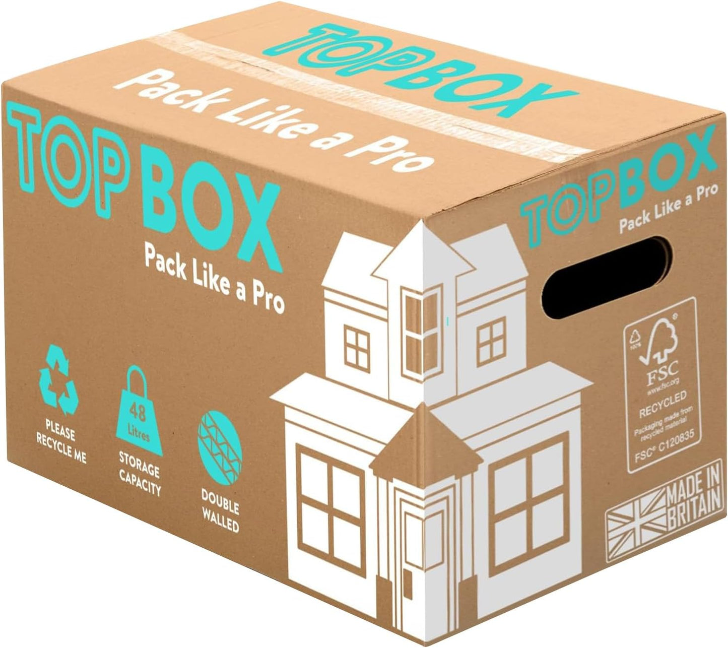 10x Strong Durable DOUBLE WALL Removal Cardboard Packing Storage Boxes