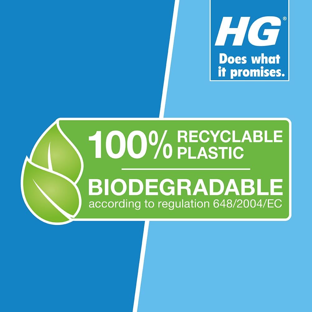 HG Limescale Remover Foam Spray - 500ml Removes Stains & Deposits from Pack of 2