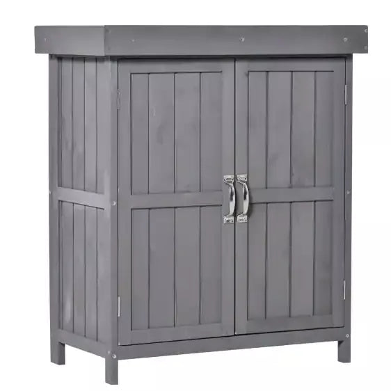 Shed Garden Storage Outdoor Keter Grey Box  Lockable Tool Bin Large High Quality