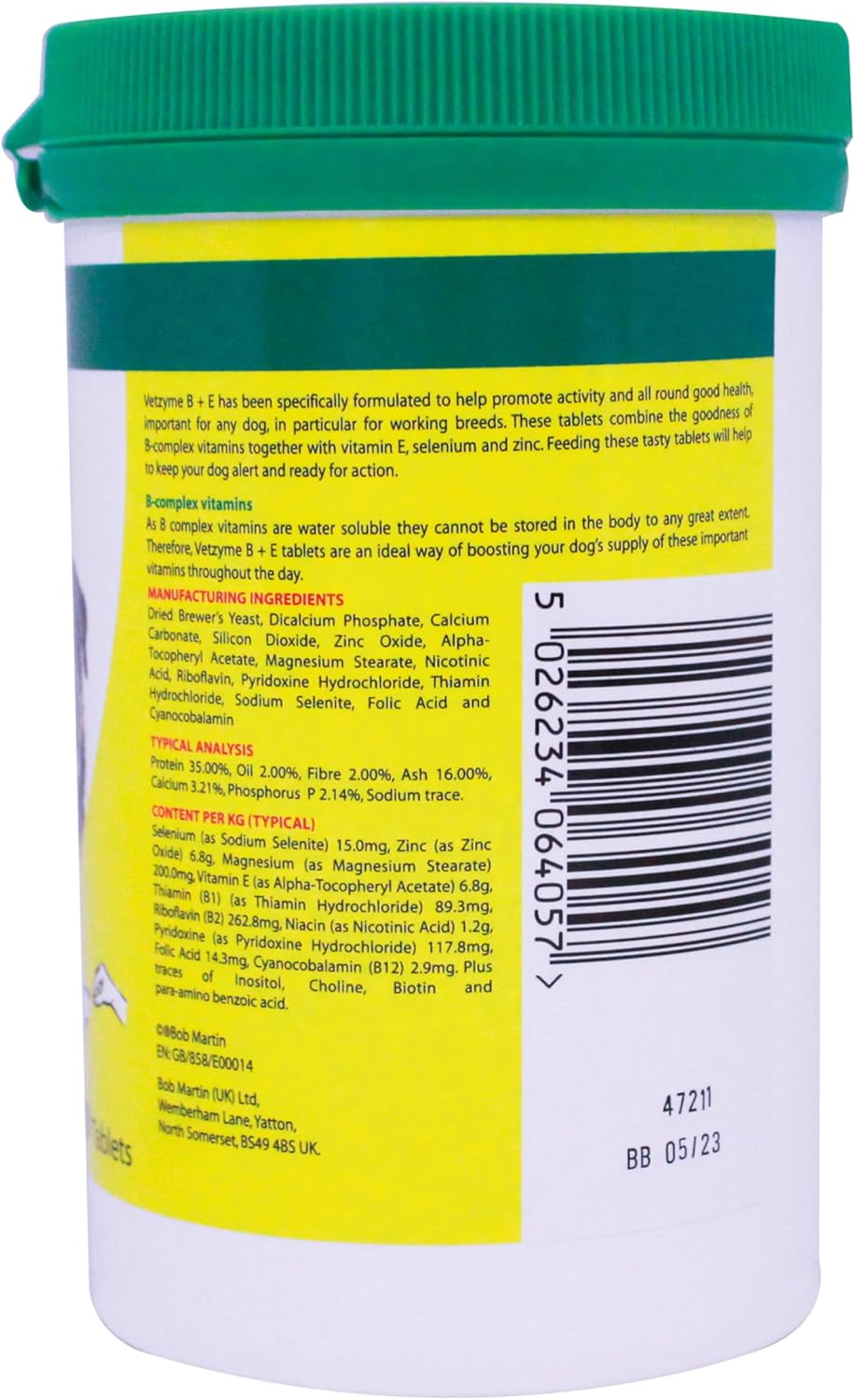 Vetzyme | Dog Vitamins and Supplements, Contains B Plus E for Joint and Mobility