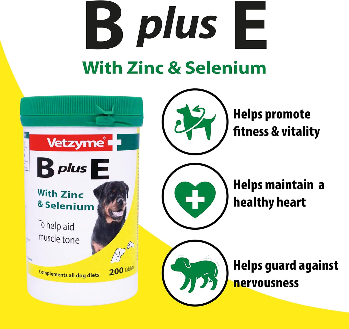 Vetzyme | Dog Vitamins and Supplements, Contains B Plus E for Joint and Mobility